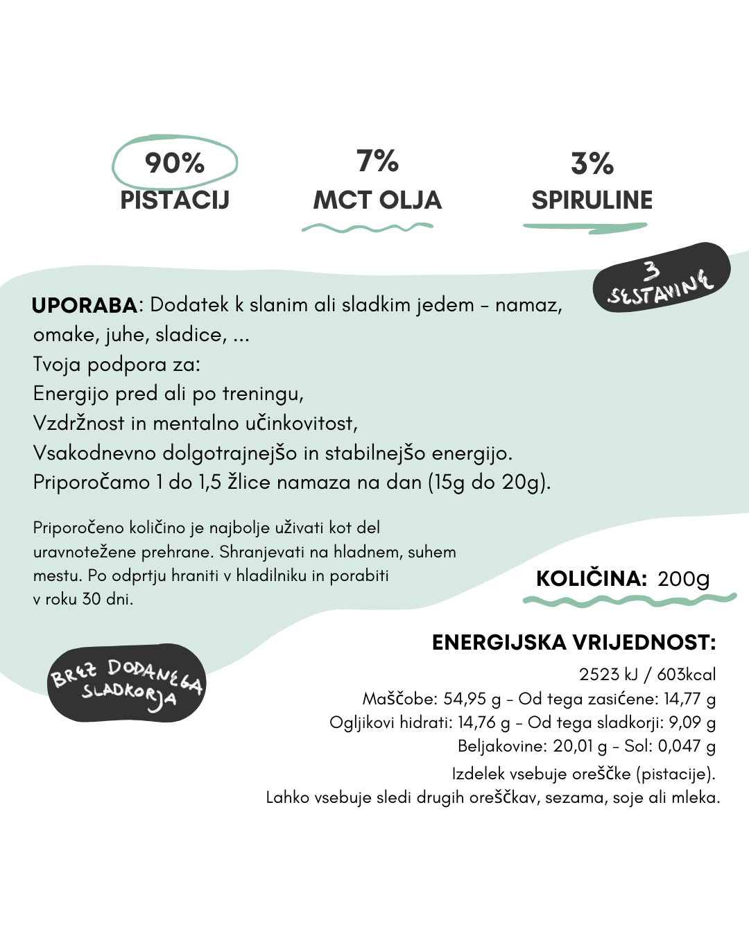 EnergyBoost Pistacijevo maslo