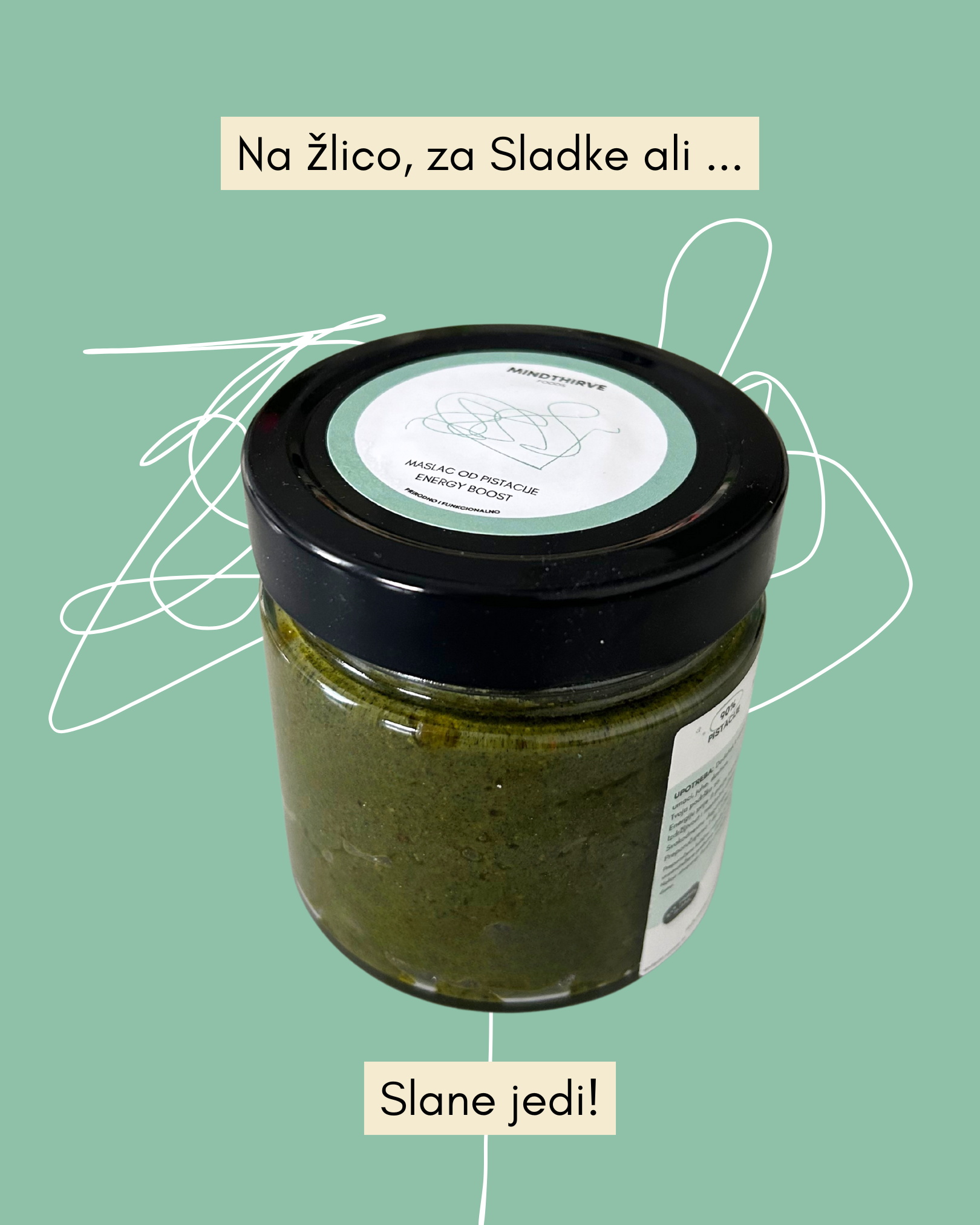 EnergyBoost Pistacijeva pasta